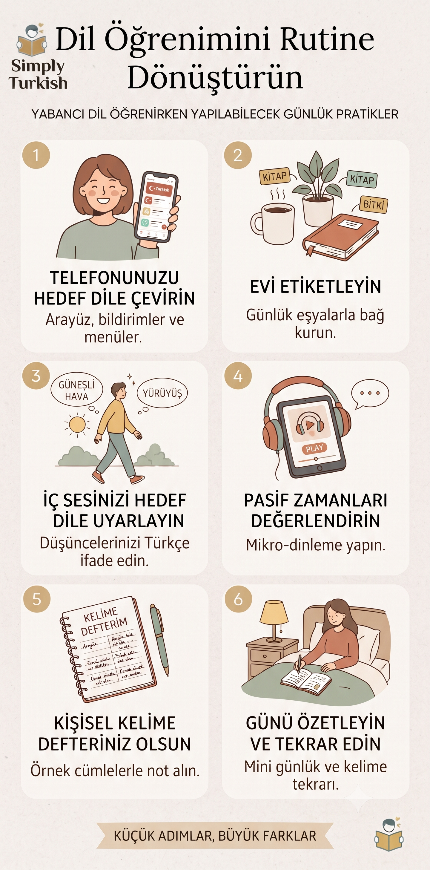 Turn Language Learning into a Routine: Daily Practices While Learning a Foreign Language